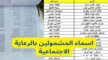 “جاهز تعرف النتيجة؟”.. تحميل قائمة أسماء الرعاية الاجتماعية PDF الوجبة الأخيرة 2025 بكل سهولة في العراق!